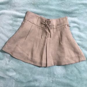 NWT Chloe girls pleated khaki skirt size 2